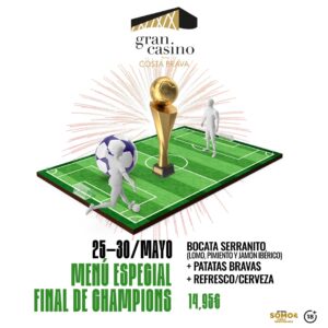 MENÚ CHAMPIONS'26